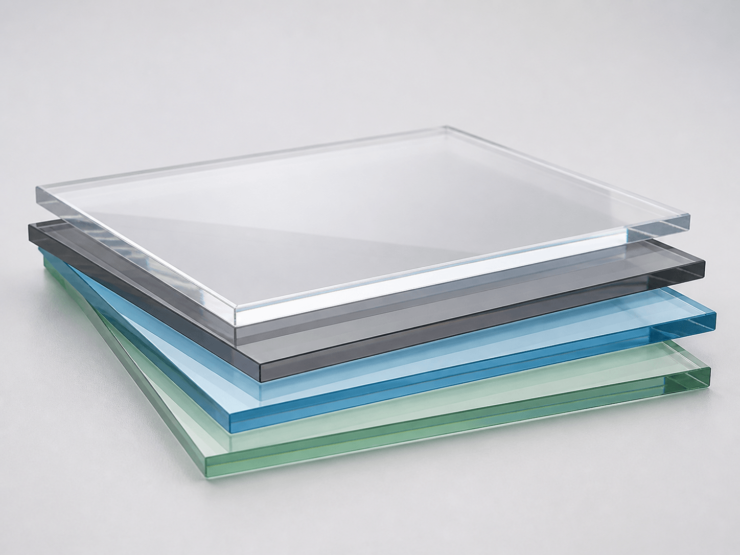 Clear and tinted solid polycarbonate sheets for signage and protective panels