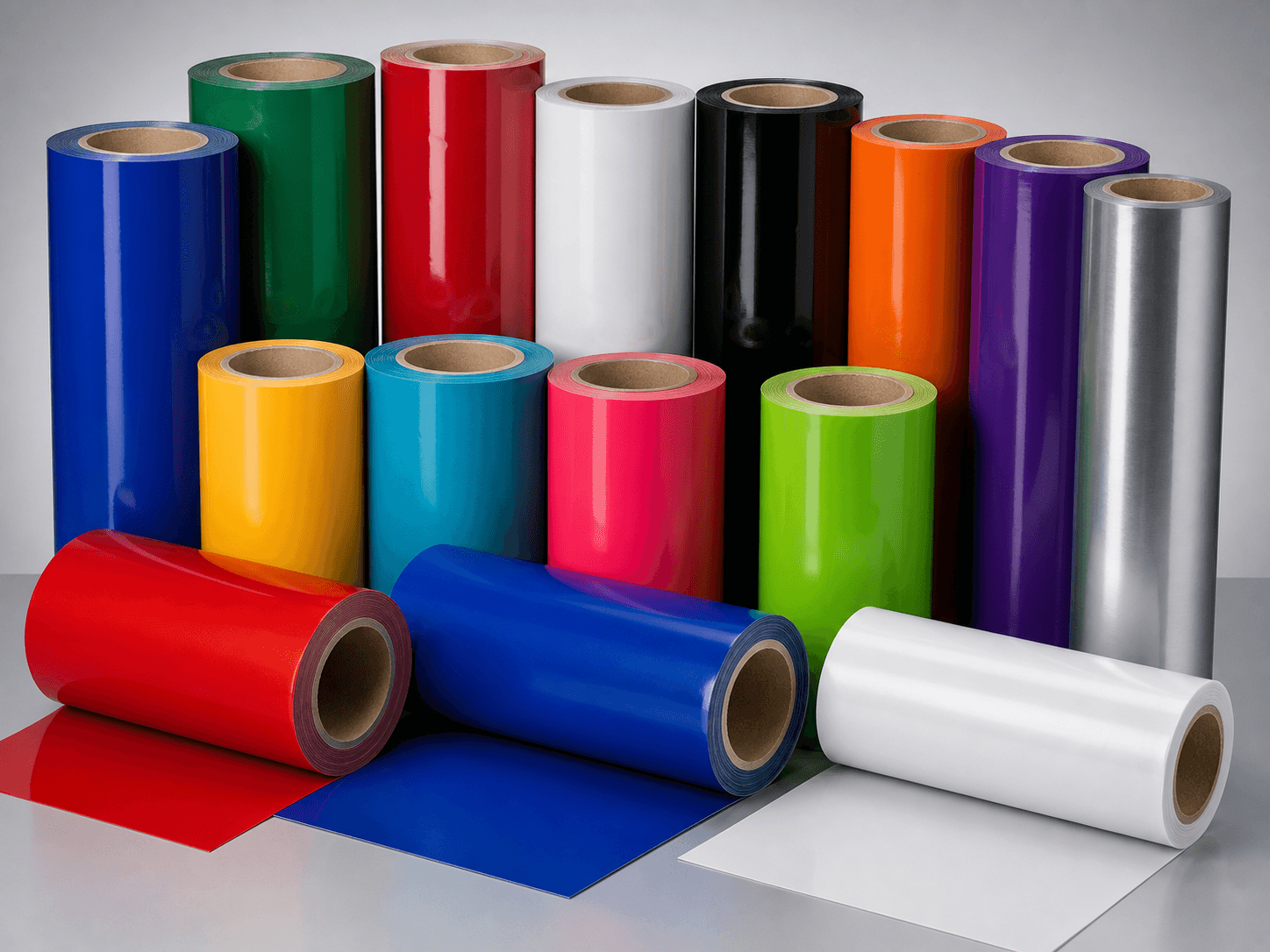 Self-adhesive colour films for professional signage work